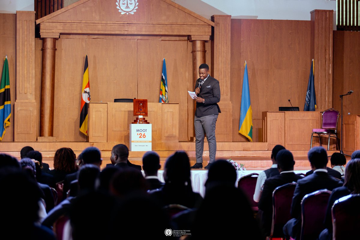 l_mwesigwa's tweet photo. I had the privilege of hosting the Unwanted Witness Privacy Moot Court Competitions. This annual East African inter-university competition brings together law students to sharpen their advocacy, research, and trial skills in digital rights, data protection, and privacy law. https://t.co/TIpbswKbTt