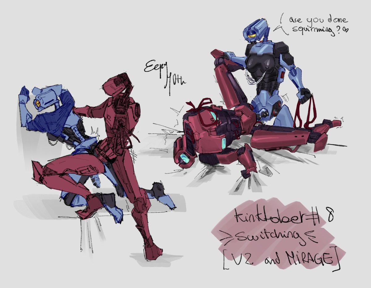 eepym0th's tweet photo. (late, again!!) 
#Kinktober #Ultrakill https://t.co/OgqpRVTtn7