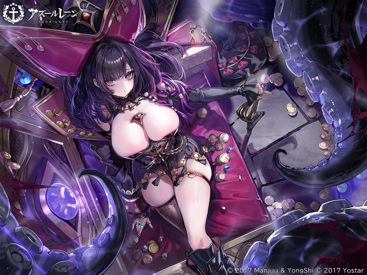 azurlane_staff's tweet photo. 【予告】
次回メンテナンス後、期間限定イベント
「テンペスタと自由群島」が作戦履歴に常設実装！

SSR風帆（主力）「クイーン・アンズ・リベンジ」　風帆（前衛）「ライム」　風帆（主力）「パール」
SR風帆（前衛） 「ロイヤル・ジェームズ」
も常設実装予定！

お楽しみに！
#アズールレーン https://t.co/u7PJxeyWMF