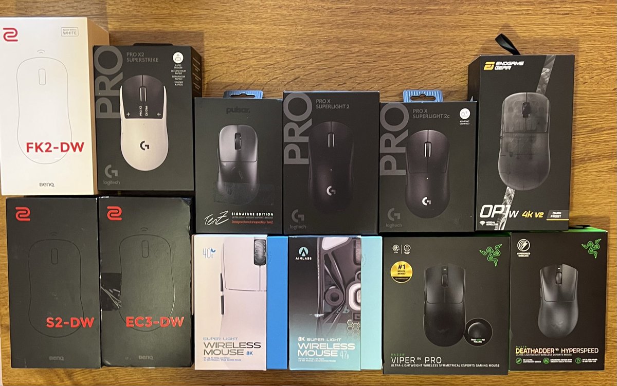 PANKCSGO's tweet photo. (Solo región Europa)

Estoy vendiendo todos los mouses que testié, todos con menos de 24 horas de uso ⭐️

Si te interesa alguno encontramos el mejor precio del mercado y te lo envío!

Si te interesa una 5070 a buen precio también escribime https://t.co/mkKxXtDGYb