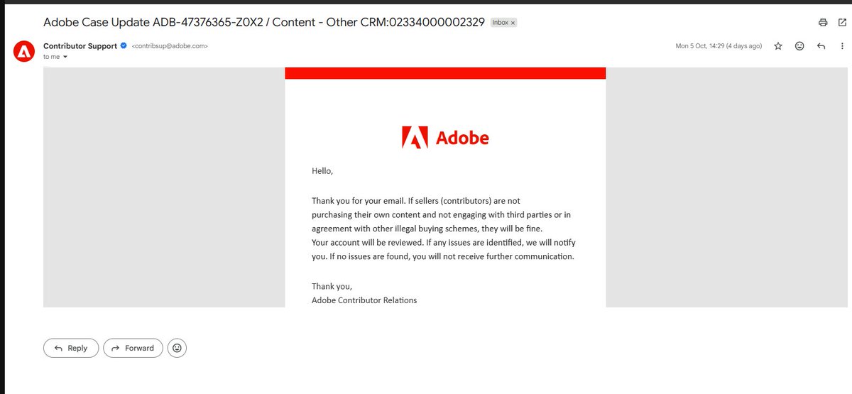 arabirofficial's tweet photo. @adobestock @Adobe you flagged “suspicious activity” and banned my account, after I reported the unusual downloads and support said my sales were fine. 5 reopen requests, no reply. Are Bangladeshi contributors suspended once they rank up? Please review my cases.
ADB-47465697-J3M8 https://t.co/TwcxKJNMnS