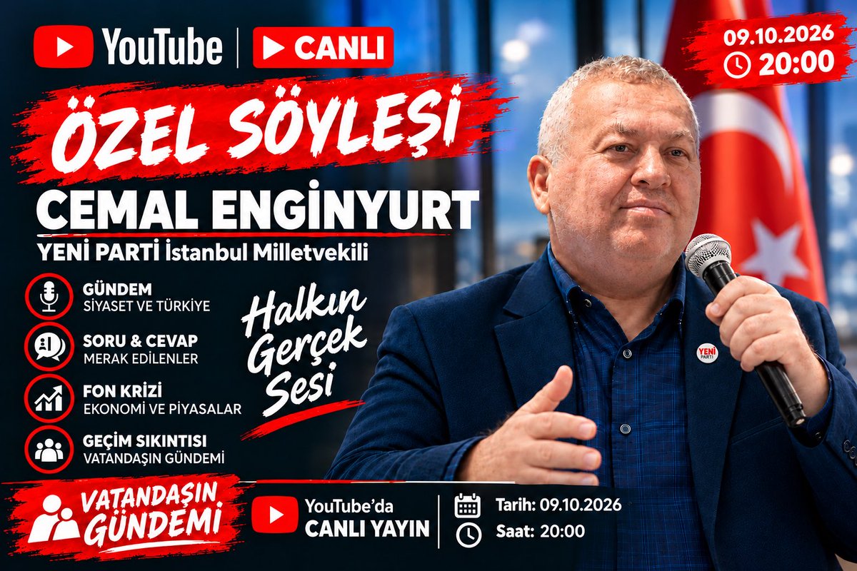 cenginyurt52's tweet photo. Bu akşam saat 20:00 de YouTube hesabımızdan canlı yayındayız. 

Gündemi konuşmaya, konuşulmayanı duyurmaya, sesiniz olmaya devam ediyoruz.

Sizlerin de yayına katılarak düşüncelerinizi paylaşmanızı diliyoruz.

YouTube : https://t.co/99fXe66OMW https://t.co/wmQJVlR7s3