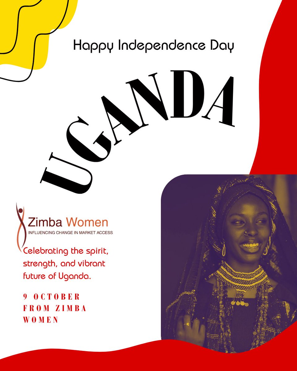 ZimbaWomen's tweet photo. Today, we celebrate 64 years of independence, resilience, and the remarkable spirit of the Ugandan people.

At Zimba Women, we believe that true independence also means economic freedom ,the freedom for every woman to dream, build a business, access opportunities, and create a better future for herself, her family, and her community.

As we celebrate how far our nation has come, we recommit ourselves to building a Uganda where no woman is left behind in the digital economy.

Because when women are empowered, businesses thrive, communities prosper, and nations grow. ❤️

Here’s to the strength of our women, the resilience of our entrepreneurs, and the limitless potential of our beautiful Uganda!

Happy Independence Day! 🇺🇬