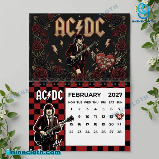 9ninecloth's tweet photo. Rock around the clock all year with the AC/DC Angus Young Wall Hanging Calendar 2027! 🎸📅 #ACDC #ClassicRock #Calendar2027
Buy here: https://t.co/PDDt6SVrbY https://t.co/K4d5H5czAW