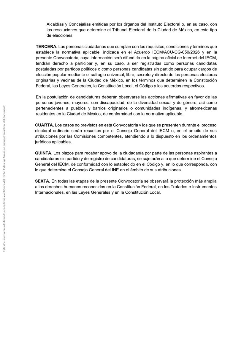 EmbaMexInd's tweet photo. A la comunidad 🇲🇽 en 🇮🇳🇧🇩🇲🇻🇳🇵🇱🇰

El @iecm invita a la ciudadanía y a los partidos políticos a participar en el Proceso Electoral Local Ordinario 2026-2027. 

🗳️Si eres originario de la CDMX, participa en las elecciones del 6 de junio de 2027 desde el extranjero🌍.
@IME_SRE https://t.co/yPSbKU42fp