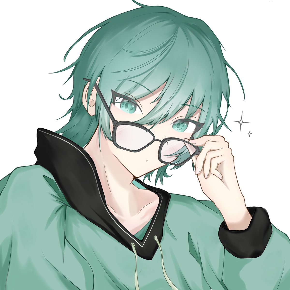 K4ku__sort114's tweet photo. めがねクイッ　＃イラスト　＃たくわーと https://t.co/DsmYwy8OI8