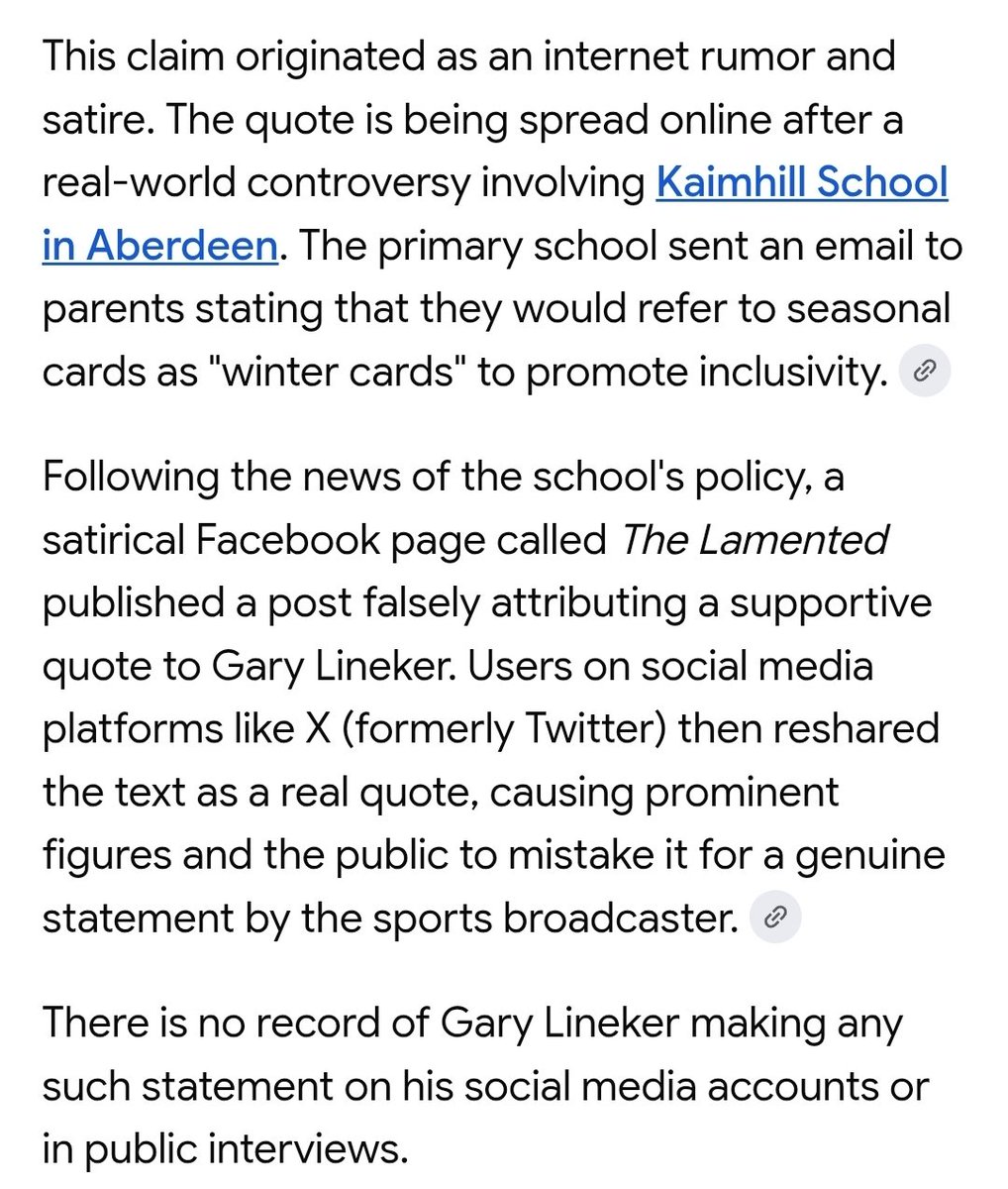TheDoctorMagic's tweet photo. @RRMWatson @phughes76340646 You seem to believe this garbage. Gary Lineker has never said he supports changing Christmas cards into "winter cards." https://t.co/bfRI9taQWm