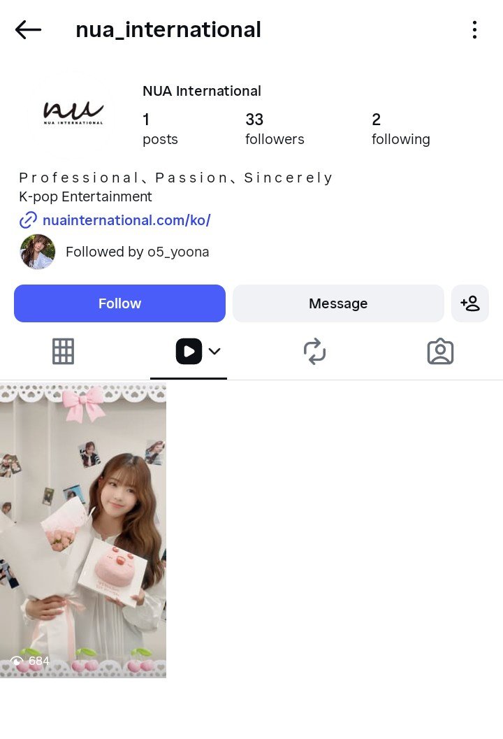 Menu__official's tweet photo. Former UNIS member Yoona is now listed as an artist under NUA International.

https://t.co/FFgUXKbxfz https://t.co/00sK6b1NLM