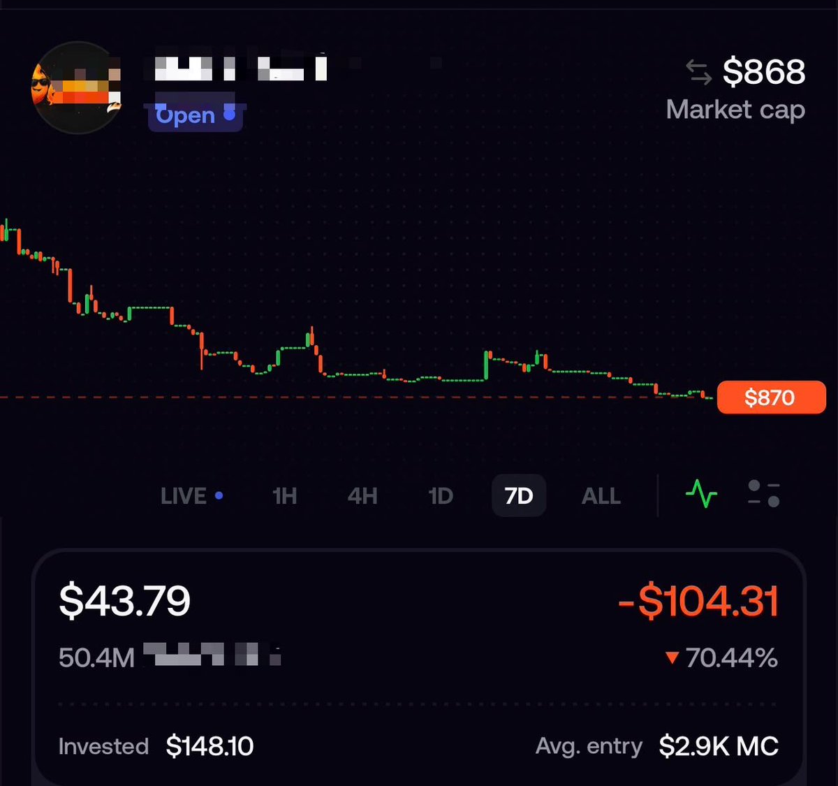 InfoSpace_OG's tweet photo. Trading on Solana is crazy!

You can buy a token at $2.9k MC and still be down -70%

The Jeets on there are on a whole level https://t.co/oQECtcPCvV