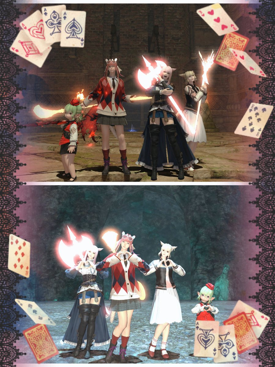 Are_PS5's tweet photo. #FF14
皆さんおはこんばんちは♪(◍•ᴗ•◍)
昨日は'死者の宮殿'を100階層まで踏破しました♪😆
何度かやり直したりしてようやくクリア出来ました♪😭
魔器装備も強化して外でもミラプリ。真紅のオーラが出て良いですね♪😌
その後はUEDAメンバーでも周回し、モグコレプチチャレンジも達成♪😊 https://t.co/zPwn1CqDMS
