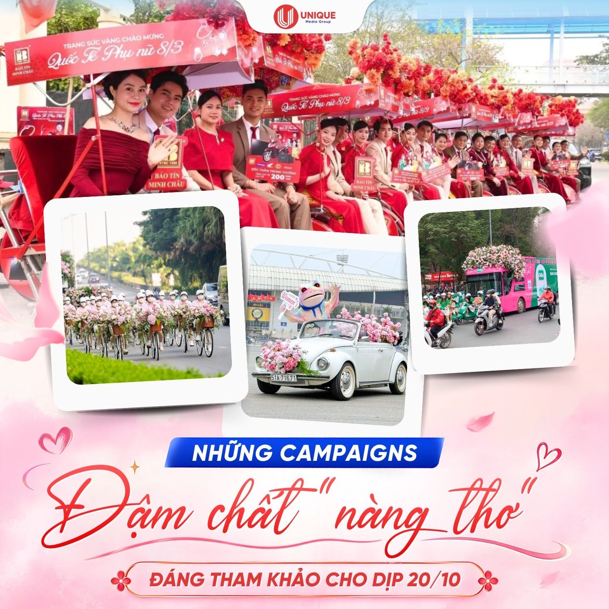 UniqueOOH's tweet photo. TOP NHỮNG CHIẾN DỊCH ROADSHOW ĐẬM CHẤT “NÀNG THƠ” ĐÁNG THAM KHẢO CHO DỊP 20/10
#UniqueOOH #UniqueWorkHard #OOH #DOOH #quangcaongoaitroiUnique #Roadshowquangcao #NgayPhunuVietNam #Ngay20thang10 https://t.co/spMfkYaZcV