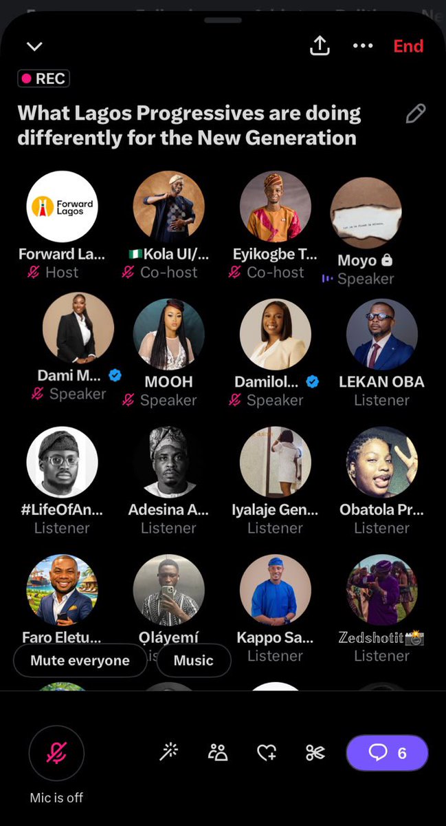 _ForwardLagos's tweet photo. Lastnight, the virtual engagement continued with @moyoadebanjo1, @DamiMarshal as special guests.
It was a great honour to have the APC Deputy Governorship Candidate @JamesSonayon join the Virtual session and also speak to the young people.
#ForwardLagos #KOHDSJ2027 #PBAT2027 https://t.co/fwJynaYoms