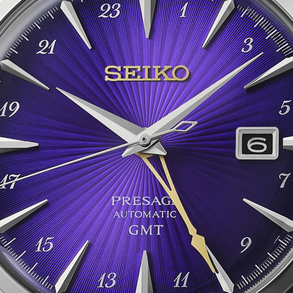 herhafta1saat's tweet photo. Seiko, 145. yılını Edo moru rengi kokteyliyle kutluyor. 🍸

İnanır mısınız, bu kadar özel bir modelde bile hardlex mineral cam var :) https://t.co/DCFISjqef1