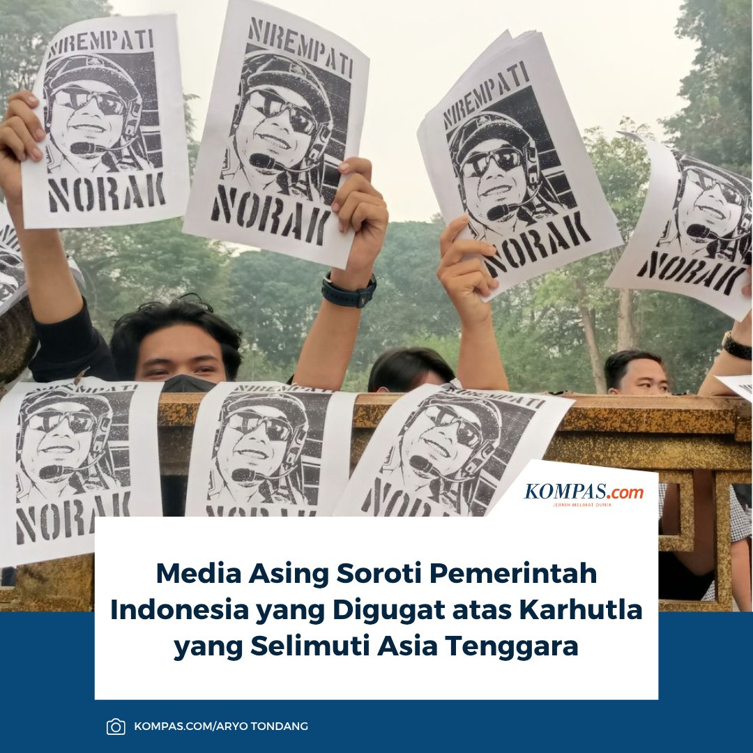 kompascom's tweet photo. Baca di sini: https://t.co/vEGtpYTYDk 

Media Inggris The Guardian menyoroti gugatan class action warga Kalimantan terhadap pemerintah Indonesia terkait penanganan karhutla tahunan yang dinilai lalai hingga memicu krisis kabut asap dan gangguan kesehatan.

~KQ #Karhutla #MediaAsing [20261009132900565]