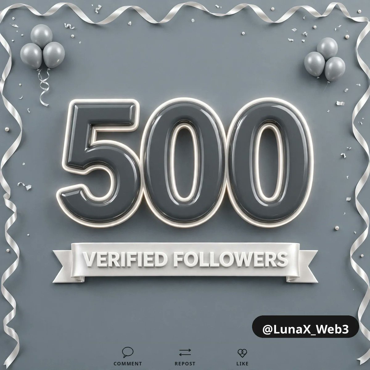 LunaX_Web3's tweet photo. Going for 500+ Active Followers?

Reply 'Start' 👋🏼

Your 𝕏 page can grow. https://t.co/gNNAPjD6aC