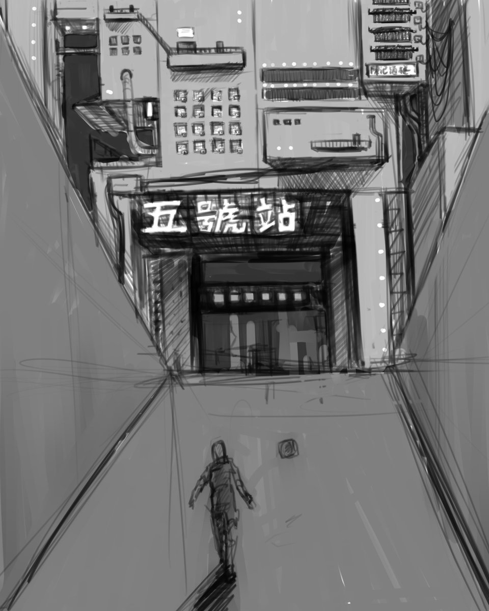 Cheshre0068's tweet photo. 参考blame中的风格绘制的建筑
同时融入了一些广东地区的房屋样式
其中的人物是我的oc佐藤76
#blame
#oc https://t.co/yhXImjRNKx