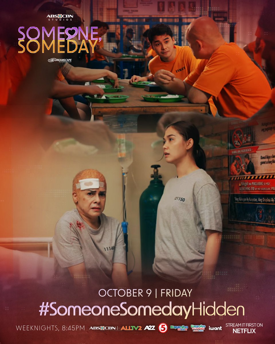 DreamscapePH's tweet photo. bestied so hard, they ended up both in jail 😭  #SomeoneSomedayHidden 💜

#SomeoneSomeday, Weeknights, 8:45PM sa ABS-CBN sa ALLTV2, TV5, A2Z, Kapamilya Channel, at Kapamilya Online Live sa YouTube at Facebook. Stream it first on Netflix and 48hours in advance on iWant. https://t.co/nKt1vmp6EP