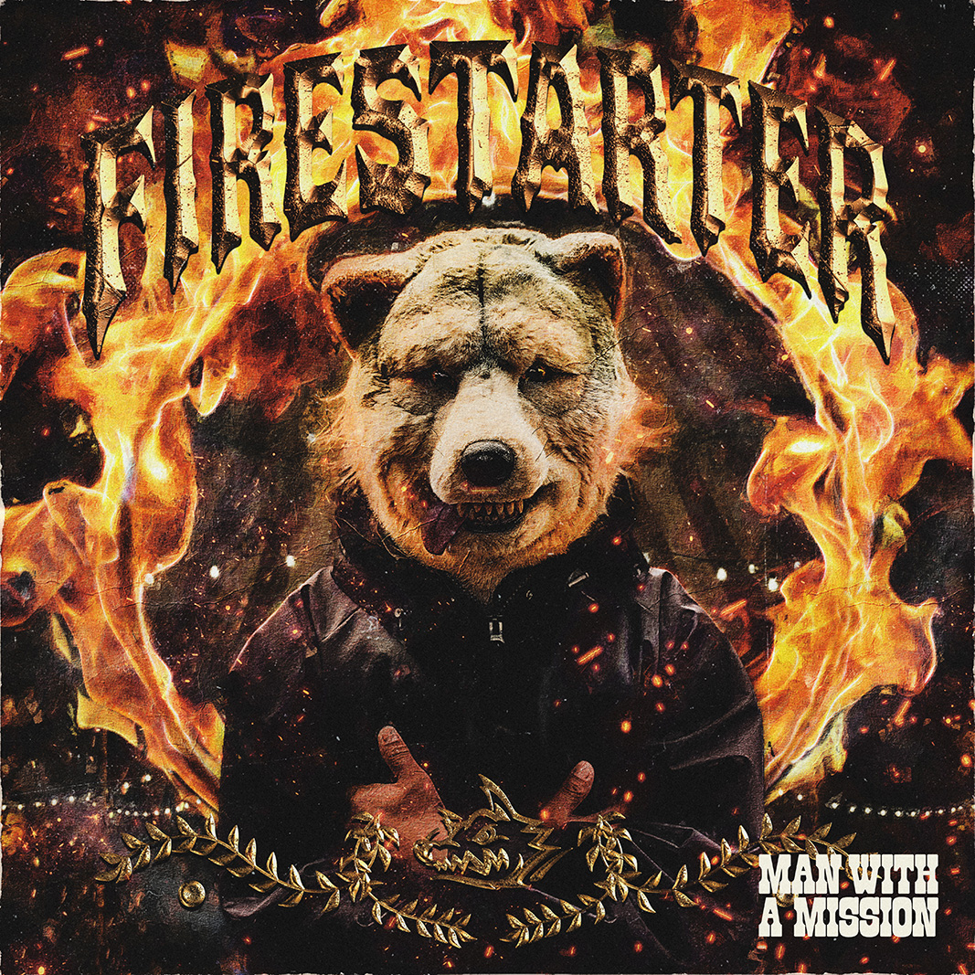 gekirock's tweet photo. MAN WITH A MISSION、TVアニメ"朱色の仮面"OPテーマ「Firestarter」10/11先行配信決定！CDシングルのアートワーク＆収録詳細公開！
https://t.co/cTXe2rbkXI

#MWAM
#朱色の仮面 https://t.co/QkarLNa24t