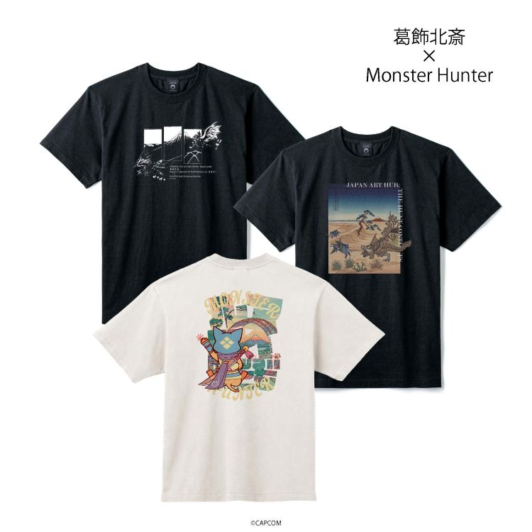 e_capcom's tweet photo. 📢新商品情報

モンスターハンター UKIYOE-ART / 水墨画-ART　Tシャツ、予約受付中！

詳細はこちら
https://t.co/xONgmMgntr https://t.co/FJmeT7cKAm