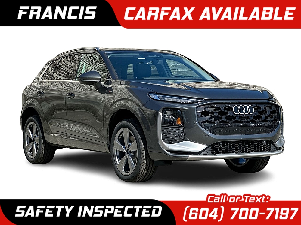 ft888's tweet photo. 2026 Audi Q3 $57,878 https://t.co/iHH6DUizeP