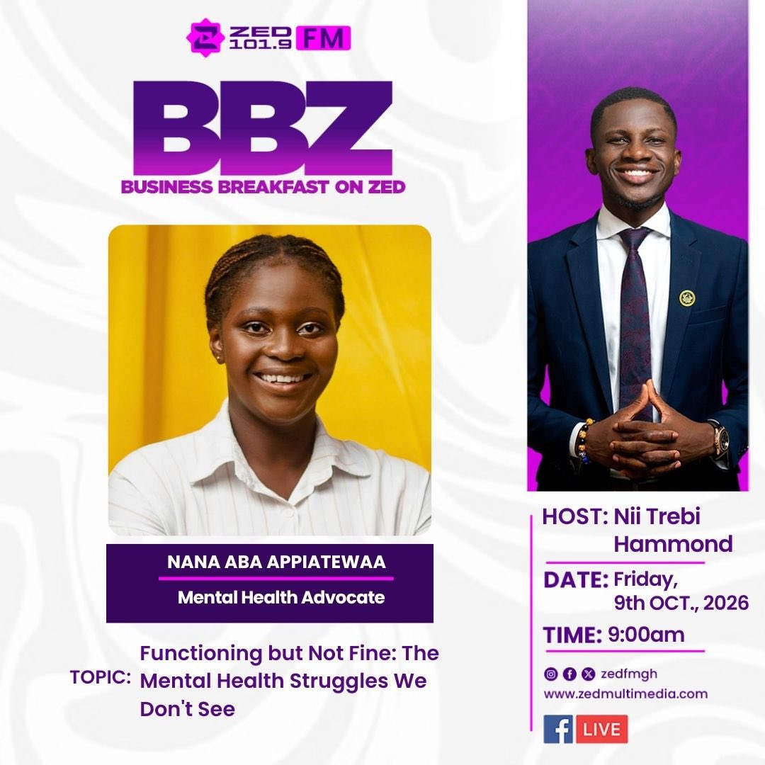 _GOODFoundation's tweet photo. Looking fine doesn’t always mean feeling fine.
Our Founder and Team Lead, @appiatewaa, is on radio discussing “Functioning but Not Fine” as part of our #WorldMentalHealthDay 2026 advocacy.
Let’s listen, speak up and end the stigma.
#GOODFoundation #MentalHealth https://t.co/coufVmorbx