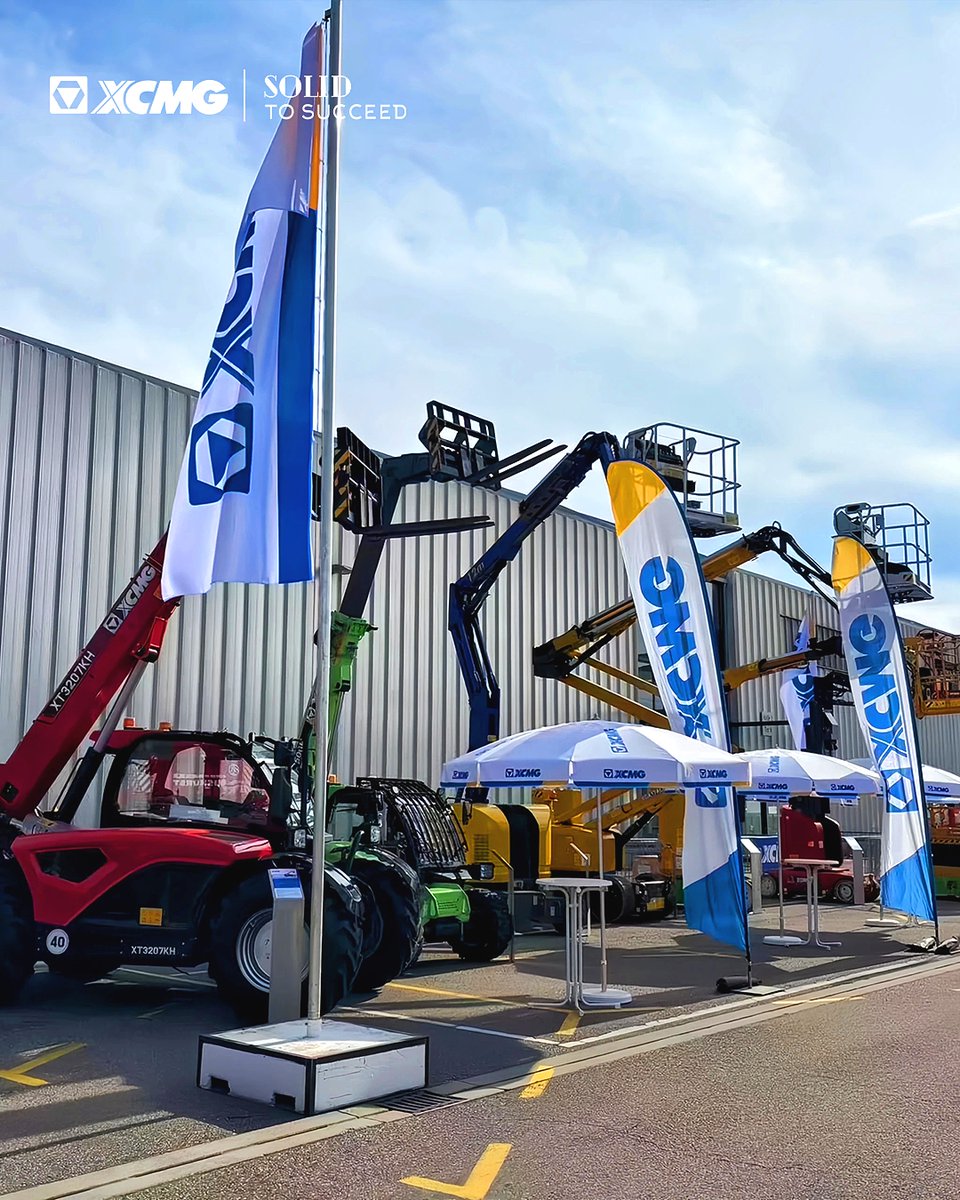 XCMGMEWP's tweet photo. Live at Platformers' Days 2026!✨
XCMG aerial work equipment is waiting for your close inspection.👀
Come to Booth H111 & F140 before the show ends.📍
#XCMG
#SolidtoSucceed
#XCMGProduct
#XCMGMEWP
#PlatformersDays
#Germany https://t.co/vRfjvOCeBe