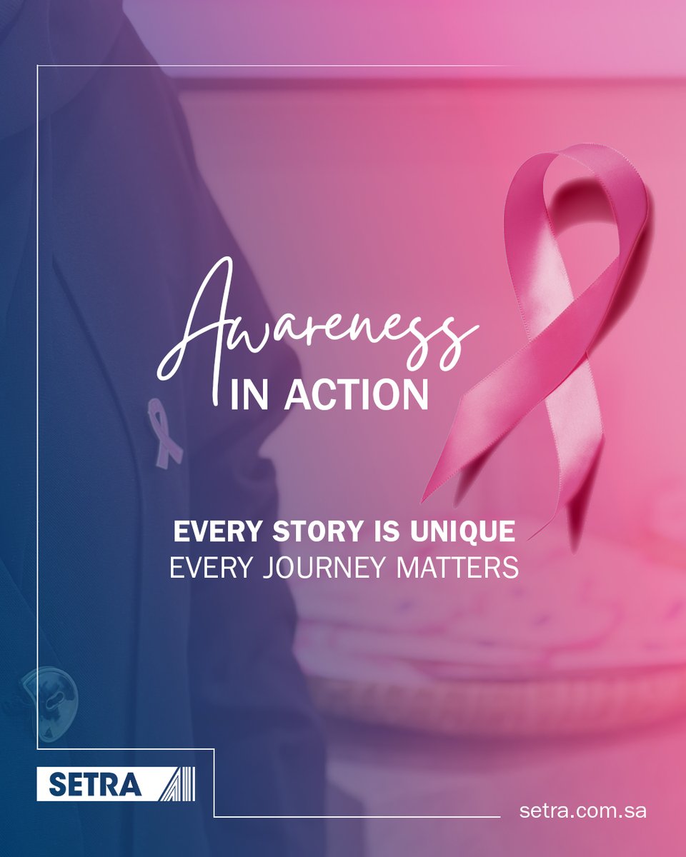 SETRAcompany's tweet photo. At SETRA, Pink October was more than an awareness message. It was a moment to come together, share knowledge, and remind our teams that early detection can make a difference.

Through this activity across SETRA offices, we continue to support Breast Cancer Awareness Month and stand with every woman, every fighter, every survivor, and every family touched by this journey.

Every story is unique. Every journey matters.

في سيترا، لم يكن أكتوبر الوردي مجرد رسالة توعوية، بل كان لحظة للتكاتف، ونشر المعرفة، وتذكير فرقنا بأن الكشف المبكر يمكن أن يصنع فرقا.

من خلال هذه الفعالية في مكاتب سيترا، نواصل دعم شهر التوعية بسرطان الثدي، ونقف إلى جانب كل امرأة، وكل محاربة، وكل ناجية، وكل عائلة تأثرت بهذه الرحلة.

كل قصة فريدة. وكل رحلة تستحق الاهتمام.

#SETRA #BreastCancerAwareness #PinkOctober #EveryStoryIsUnique #EveryJourneyMatters #EarlyDetection #RaiseAwareness #WomenHealth #CSR #SaudiArabia #Riyadh #Jeddah #Khobar

#سيترا #سرطان_الثدي #أكتوبر_الوردي #كل_قصة_فريدة #كل_رحلة_تستحق_الاهتمام #الكشف_المبكر #التوعية_بسرطان_الثدي #صحة_المرأة #السعودية #الرياض #جدة #الخبر