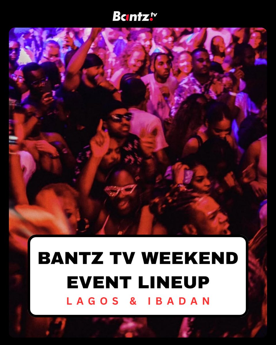 _Bantztv's tweet photo. Weekend mode: ACTIVATED! 🤭🔥 Looking for the perfect spots to catch a vibe, relax, or have some fun in Lagos or Ibadan? Bantz TV has the plug! 👉🏾✨ https://t.co/FvE65OKO8H