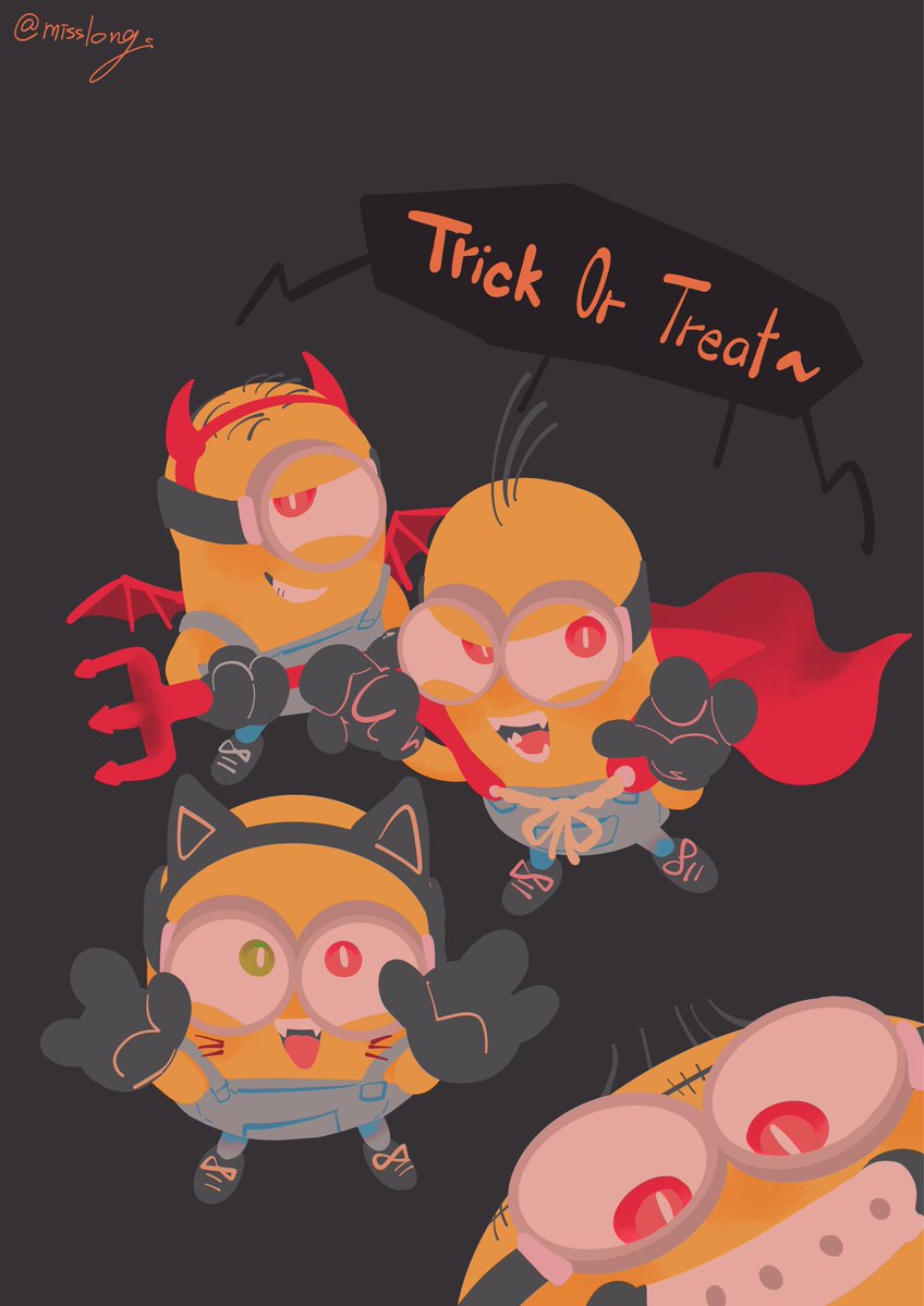 misslong205215's tweet photo. Awoooo 🎭
#minionsfanart #minions https://t.co/X7PMTfIMKb