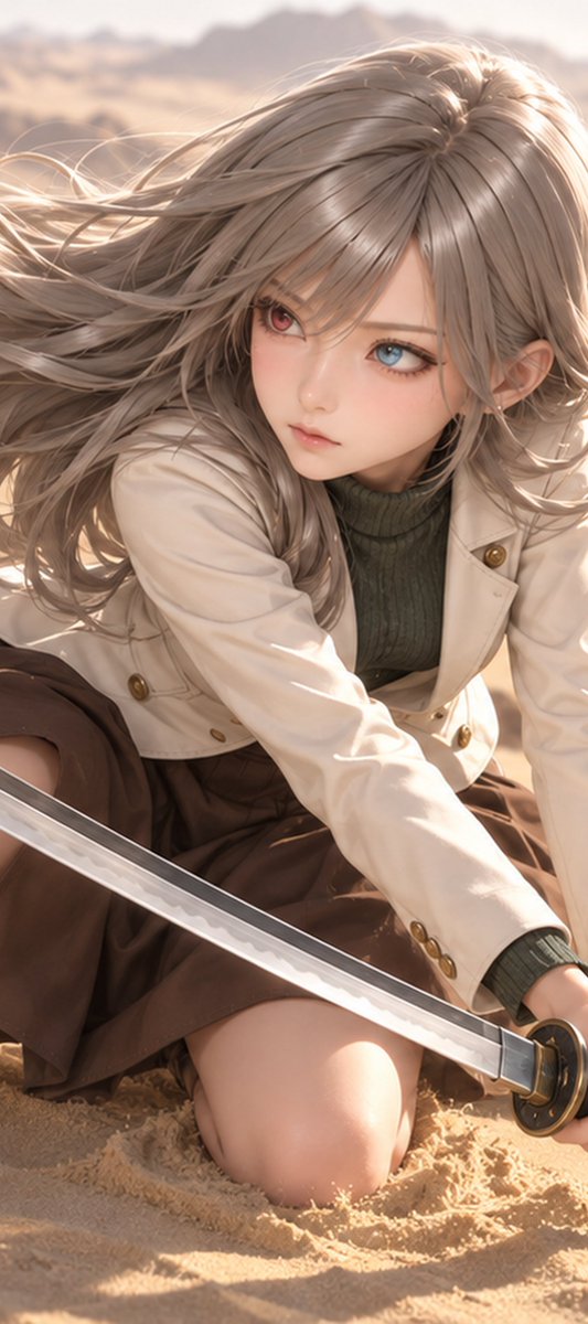 Edge2Be's tweet photo. 舞台設定が意味不明なのに
異様な高画質で作ってしまったので
ぜひアップで見てやってください･･･😂

という先程のポスト、誤操作で削除してしまった😱
再ポストです。すみません💦 
#AIイラスト #AIart 
#AIイラスト好きさんと繋がりたい https://t.co/Qmb9l3M2vx