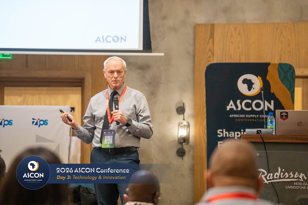 ASCON_Africa's tweet photo. Day 3 Recap at the 2026 ASCON Conference explored the role of technology, innovation, and digital transformation in strengthening supply chain performance across the continent🌍📈 https://t.co/XSti0NBFWG