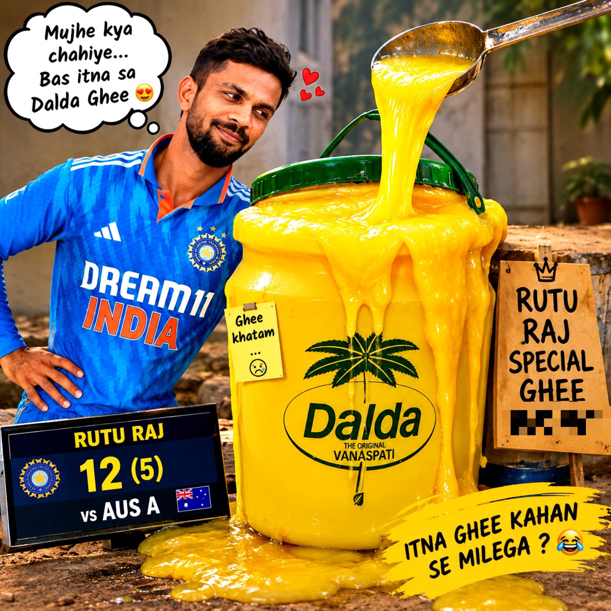 lKAOBOYSll's tweet photo. Ruturaj Gaikwad: 12(5) IND A vs AUS A
Another unfinished innings.
As captain and batsman, he keeps failing and missing opportunities.
It’s not bad luck anymore.
It’s a habit.
Sad news for CSK fans…
Is this the right time to release him?
#RuturajGaikwad #INDAVsAUSA #CSK #IND https://t.co/ksHa7E4tQk