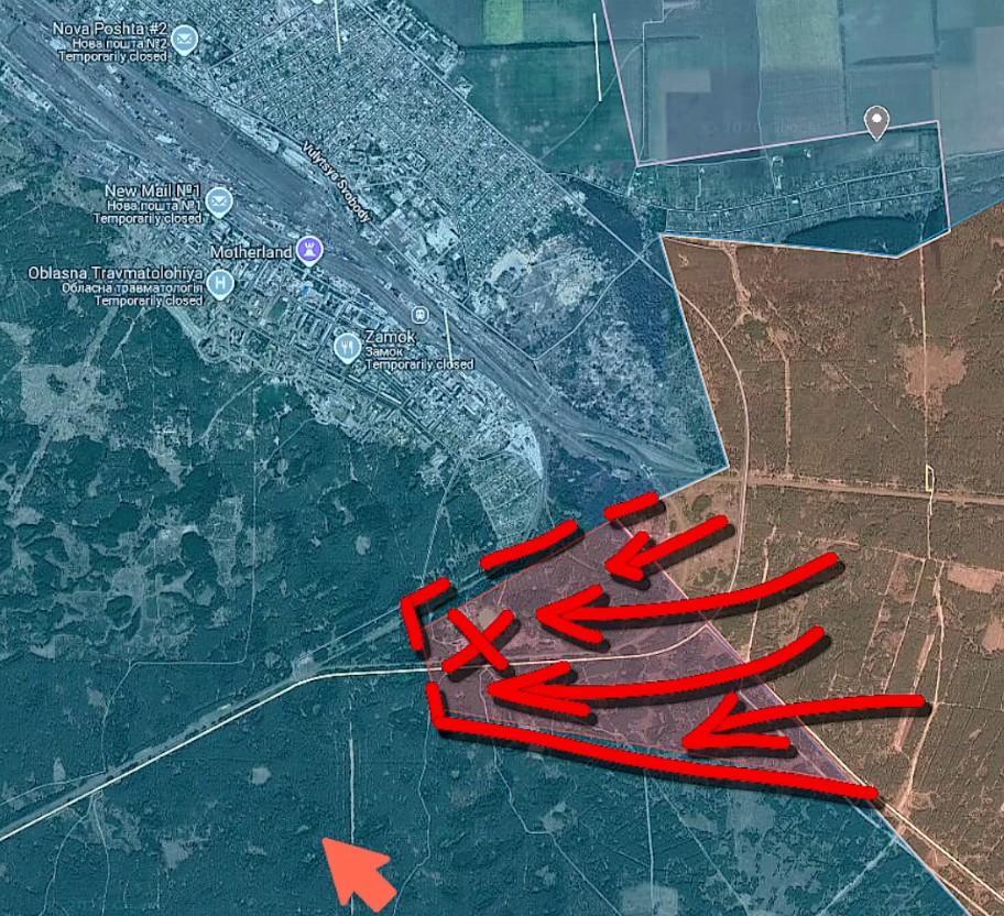 YourmediaAgency's tweet photo. #Ukraine Zur aktuellen Lage bei KrasnyLiman/Lyman sollen neue WarMaps aufgetaucht sein, die die tatsächliche Lage von offenbar "versteckten" russischen Truppenkontingenten in den Waldgebieten im Süden zeigen (DefensePolitikAsia). Wenn das stimmt (im Zusammenhang mit einem kurz bevor stehenden Großangriff auf Kramatorsk/Slovjansk), dann dürfte klar sein, dass die dabei sind, in die große Endschlacht einzugreifen. Und sich vielleicht bereits "auf den Weg" machen.