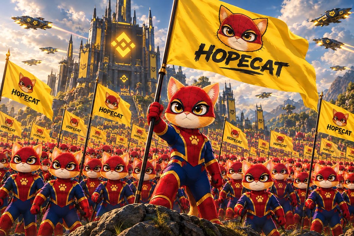 BullMindset1's tweet photo. GM, CT of HOPE #bnb

THESIS: read carefully 👀✨

There is something special about a community that refuses to let the vision die.

In crypto, everyone wants to arrive when the chart is already flying, when the timeline is full of attention, and when everybody is talking about the same thing.

But the real story often begins before the crowd arrives.

That is why I want people to pay attention to $HCAT @H0PECAT 

What we are witnessing is more than people gathering around a cat meme.

It is a community beginning to find its voice, strengthen its identity, and build a collective belief around something they want to see grow.

The artwork represents the vision. The yellow flags represent the identity. But the people standing behind those flags are what give the movement its meaning.

A project can get temporary attention through HYPES & some unserious KOL.

But building a community that continues showing up, creating, discussing, and spreading the message requires something different.

It requires people who believe there is a story worth telling.

And that is the energy HOPECAT is growing with. 

To the real KOLs, crypto builders, community leaders, and people who understand how grassroots movements develop: @Hinata_BNB @bull_bnb @JakeGagain @anndylian @cz_binance 

Don’t only watch what is already trending. Pay attention to communities that are still building their identity, finding their momentum, and working to earn their place on the timeline.

HOPECAT $HCAT is a community to watch as this movement develops. We are here to create, contribute, and make the vision impossible to ignore through consistent effort.

No one can guarantee where a crypto project will go. 

But one thing is certain:

A community that wants to grow must give people a reason to care beyond the chart.

The mission is bigger than a single post. The movement is bigger than one person. And the next chapter is ours to build together.

If you understand grassroots conviction, community culture, and the power of a united family, take a look at HOPECAT on BNB @BNBCHAIN 

The flags are up and community over everything.

#crypto #memes #community #hcat