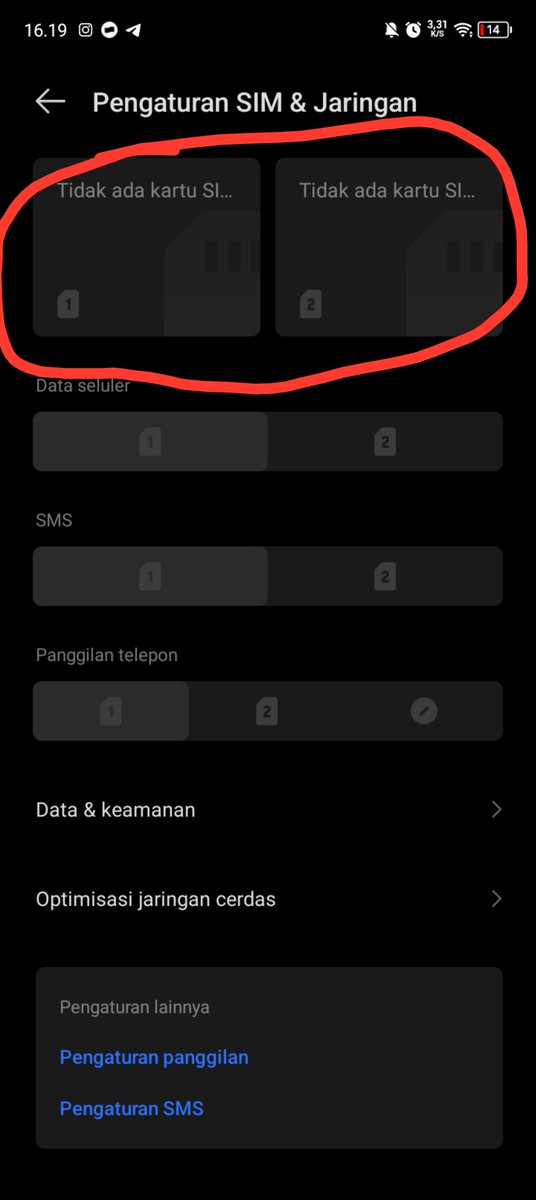 rigellism's tweet photo. @3CareIndonesia cek DM min, ini gabisa kebaca dari tadi siang https://t.co/HHZl6Gi03O