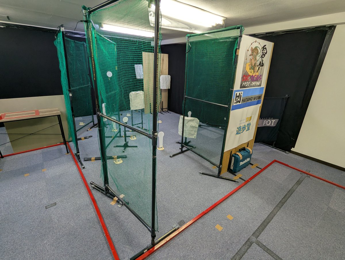 hattan_osaka's tweet photo. #JACKPOT #IPSC ステージ10月を設置しました。
バリケードを3枚追加しないといけませんが、現状で遊べます。
#ActionAir https://t.co/YUZFegKr1h