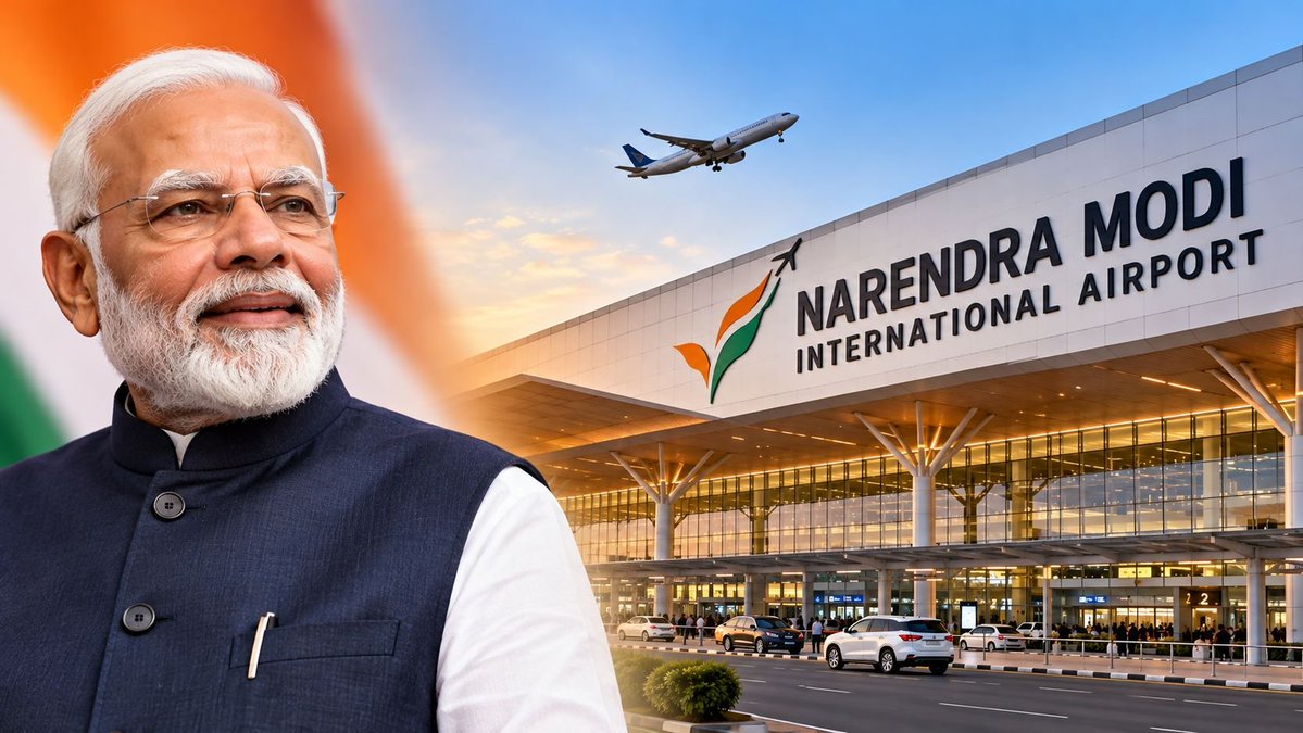 sushant_0987's tweet photo. A proud new chapter for India’s aviation story!
Narendra Modi International Airport — soaring high with ambition, connecting dreams, and building a stronger tomorrow.
#utterpardesh #airport #narendramodi https://t.co/h97nv1KWxL