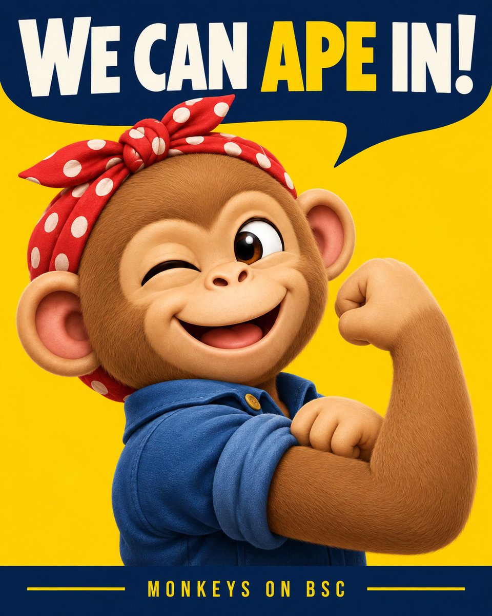 Monkeys_CTO's tweet photo. 💪🐵💪
Ape in $Monkeys. https://t.co/a78yGiDBnK