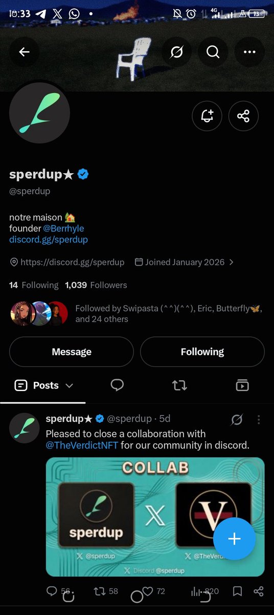 Ziky0x's tweet photo. @L3olaaa @Hood_Family_ @sperdup 0x44c4E33ECF7aE0b3C911DCabA555720d7d3D36d2 https://t.co/Gr0ebFGNGi