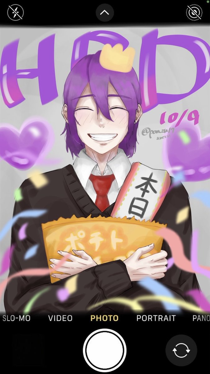 pon_zu17's tweet photo. 💜💜💜
*.𝜗𝜚.Happy Birthday.ꪆৎ.*

（間に合わなくて去年の...т т）
 #紫原敦生誕祭2026 
 #紫原敦誕生祭2026 https://t.co/LNp0gcJFVN