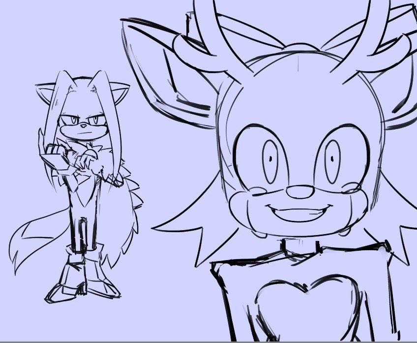 fukuro_sova's tweet photo. Sketch of my future art for new Sonic IDW comic arc 
#sonicthehedgehog #sonicidw #idw https://t.co/siJw611yUb