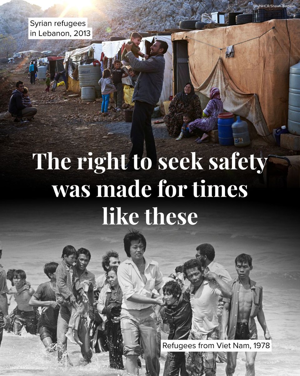 Refugees's tweet photo. Yesterday. Today. Tomorrow. Always.

Until everyone is safe, we keep showing up. https://t.co/eUOvq9r53Z