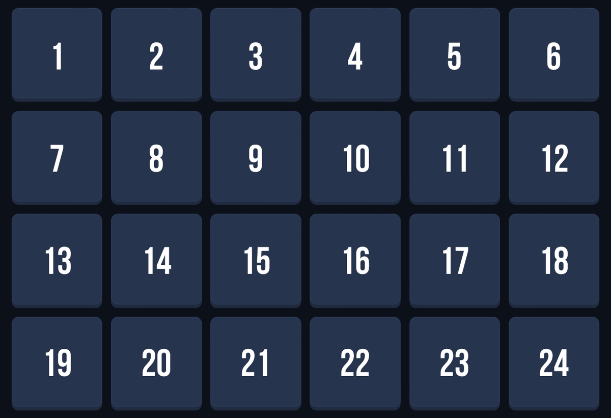 JacksClubCasino's tweet photo. 20/24 tiles have mines 💣

Find one of the 4 that doesn’t. Win $10.

Drop the tile number and your JC username to qualify

10 winners. Minimum Jacks Club Level: 2. https://t.co/WhlAKV1vrD