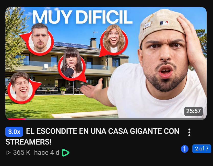 soyneycreo's tweet photo. Hicimos este vídeo @TeamHeretics y es un outlier x3 jeje

Llegará a las 500k easy

Idea + Miniaturas + Edición por mi equipo @Bloome_Studio 

De vez en cuando volvemos a currar en vídeos de entretenimiento y cuando podemos controlar gran parte del contenido se pueden conseguir resultados como estos.

Gracias como siempre a Heretics por la oportunidad :)