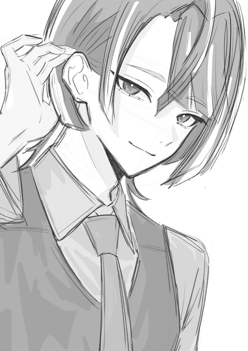 meron_ark's tweet photo. 「話、聞かせてくれ」 https://t.co/07kip5MY8a
