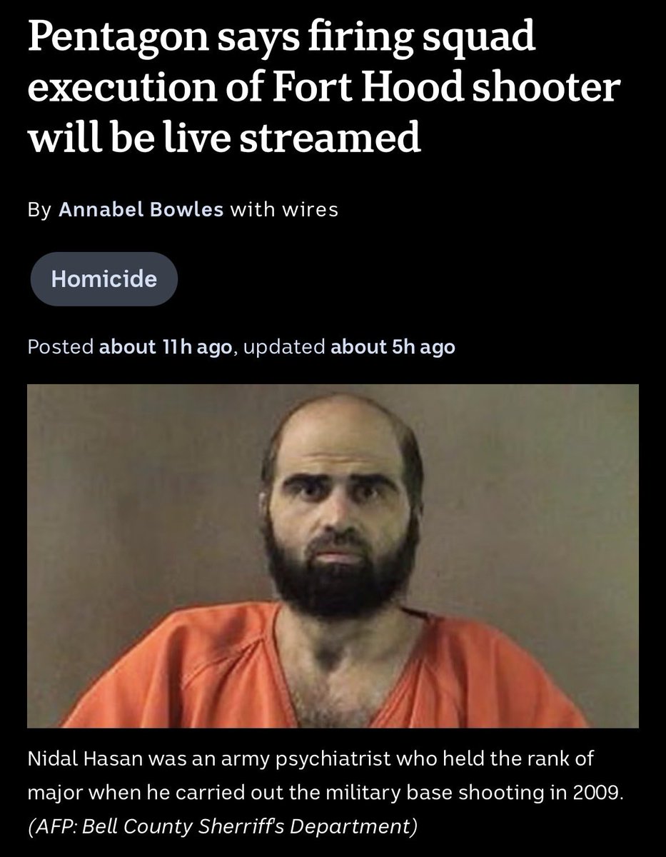 DavidShoebridge's tweet photo. This shows just how extreme the US is. Livestreaming an execution by firing squad is the behaviour of a bloodthirsty dictator. Yet the Albanese Government is tying us closer and closer to the Trump regime. https://t.co/O41ufDrClM