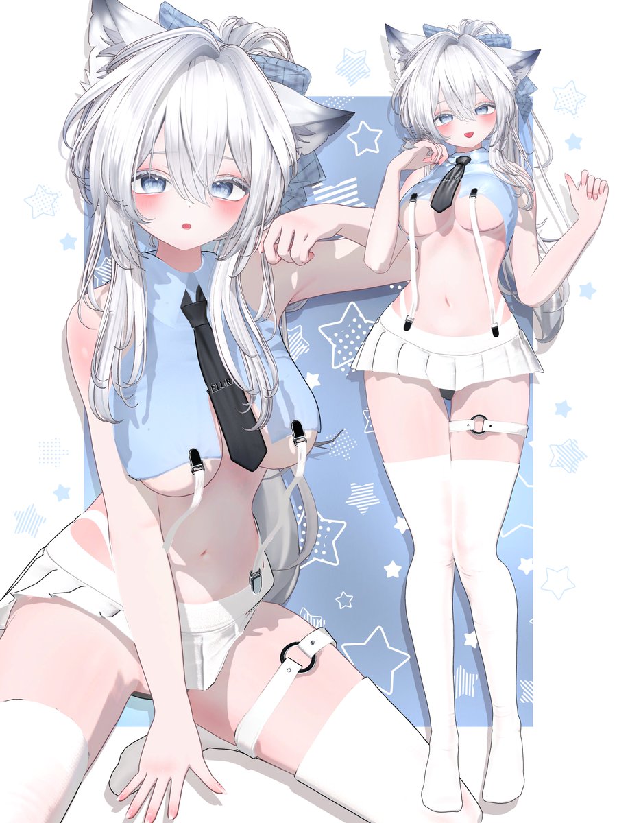 myCat_chu's tweet photo. 💙🤍
#ELURE3D
#Kaguya3D https://t.co/DKGIOGtnZA