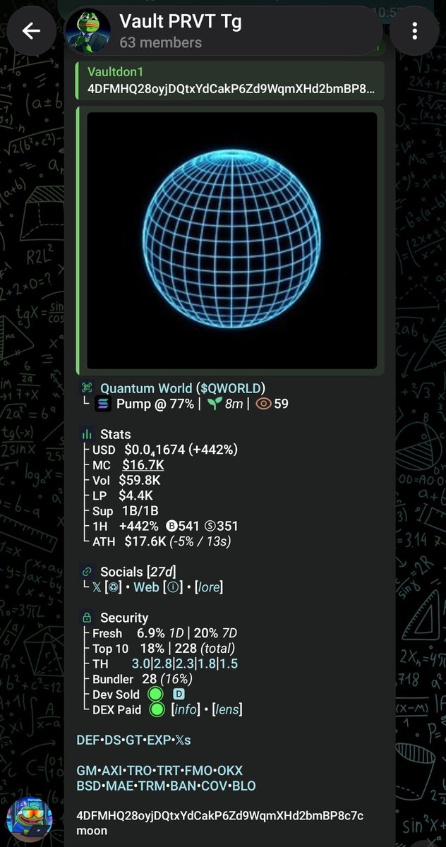 vaultdon1's tweet photo. $QWORLD 

4DFMHQ28oyjDQtxYdCakP6Zd9WqmXHd2bmBP8c7cmoon https://t.co/byz0rvJ880