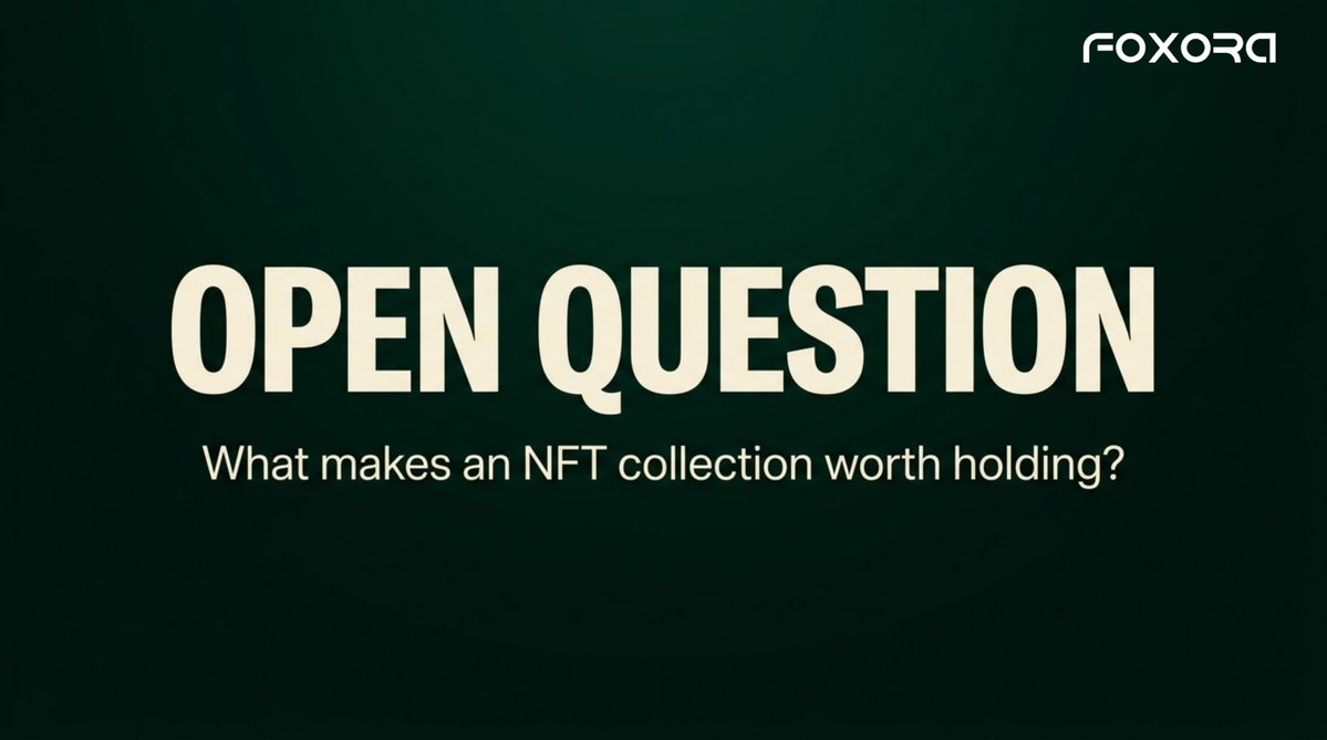 Foxoraxyz's tweet photo. Let’s settle this. 🦊

What makes an NFT collection worth holding?

The art?
The community?
The story behind it?

For Foxora, we want to build something people genuinely enjoy being part of.

What matters most to you?

Drop your answer below. https://t.co/ux4aVSbZ5w