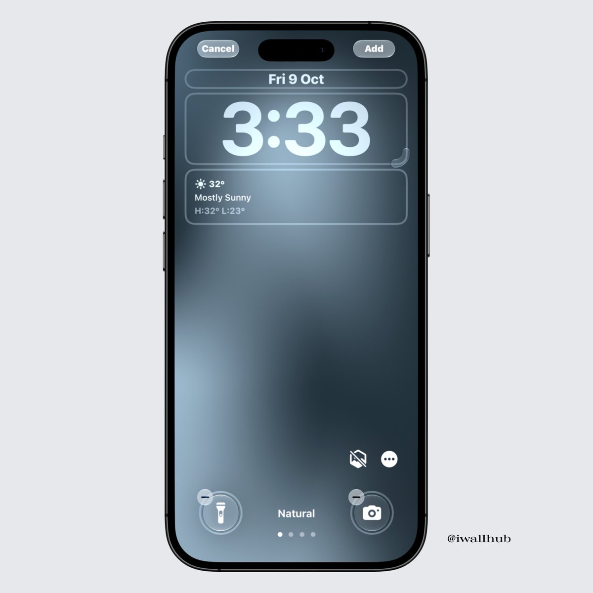 iwallhub's tweet photo. Soft blue-gray lock screen.
Smaller time. More empty space. Quiet setup.
Would you actually keep this on your iPhone?
Reply YES or NO.
#iPhoneWallpaper #LockScreen #iOS26 #MinimalWallpaper #iPhoneSetup #LockScreenSetup #Wallpaper #iWallHub https://t.co/kEpYNBLVUl